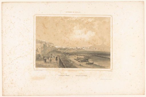 View of Naples from the Harbour of Mergellina