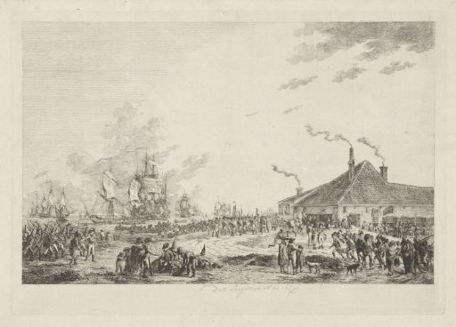 Departure of the English and Russian Troops from Den Helder, 1799