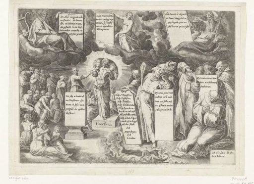Satirical print on the Catholics after their defeats in 1627 and 1629