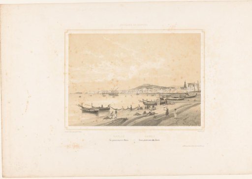 Fishing Boats on the Beach of Naples