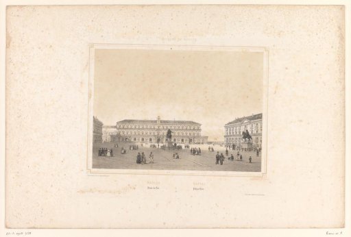 View of the Royal Palace of Naples