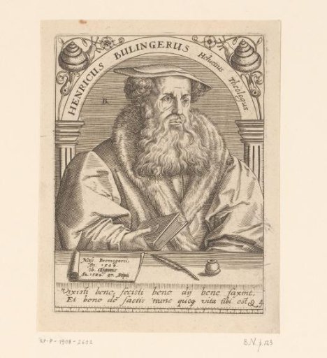 Portrait of Heinrich Bullinger