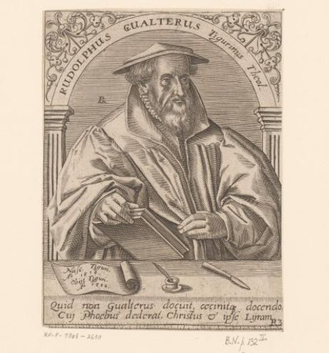 Portrait of Rudolf Gwalther