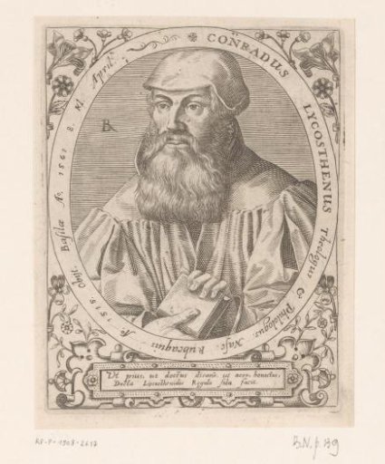 Portrait of Conrad Lycosthenes