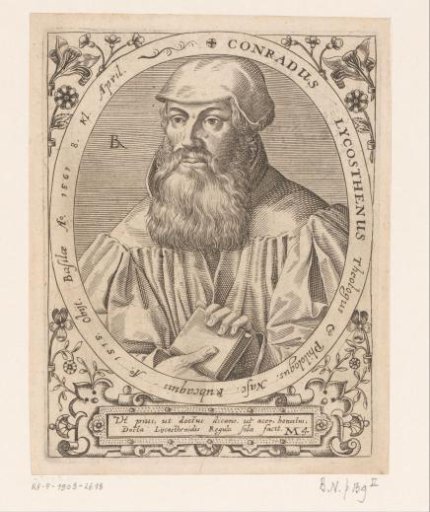 Portrait of Conrad Lycosthenes