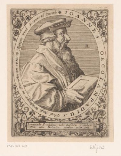 Portrait of Johannes Oecolampadius