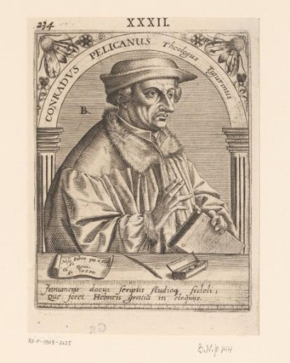 Portrait of Konrad Pellikan