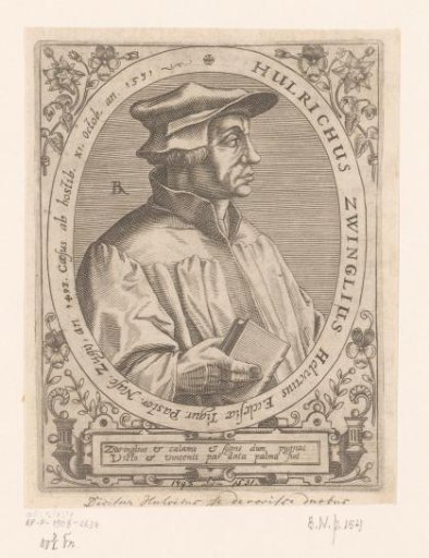Portrait of Huldrych Zwingli