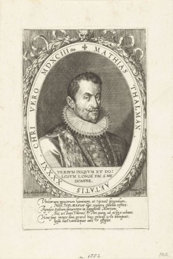 Portrait of the knight Matthias Thalmann