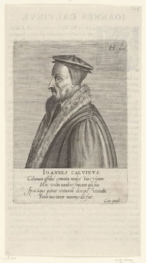 Portrait of Johannes Calvin