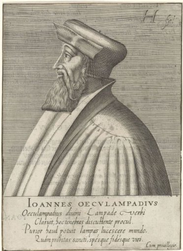 Portrait of Johannes Oecolampadius