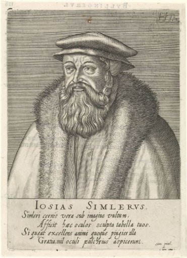 Portrait of Josias Simlerus