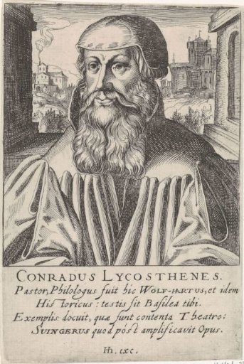 Portrait of Conrad Lycosthenes