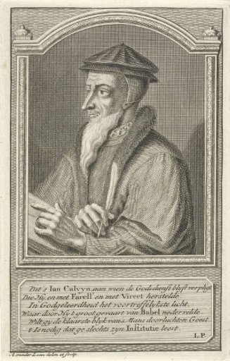 Portrait of Johannes Calvijn