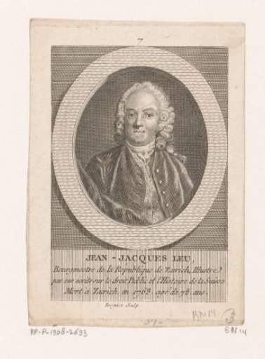 Portrait of Jacob Johann Leu