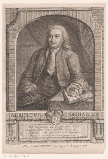 Portrait of Albrecht von Haller