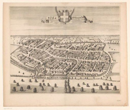 Map of Riva presso Chieri