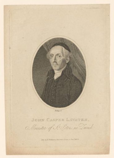 Portrait of Johann Caspar Lavater