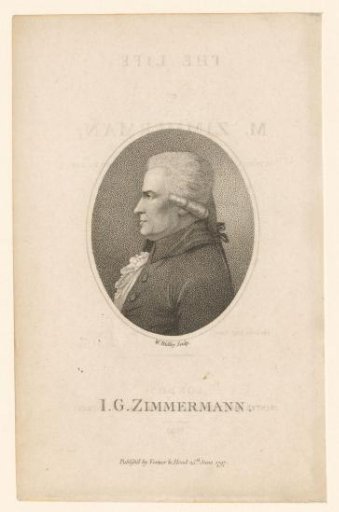 Portrait of Johann Georg Zimmermann