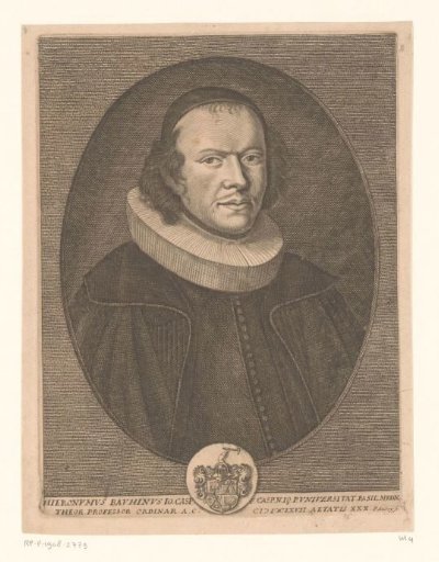 Portrait of Hieronymus Bauhin