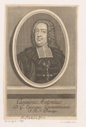 Portrait of Casimir Anton, Imperial Baron von Sickingen, Bishop of Konstanz