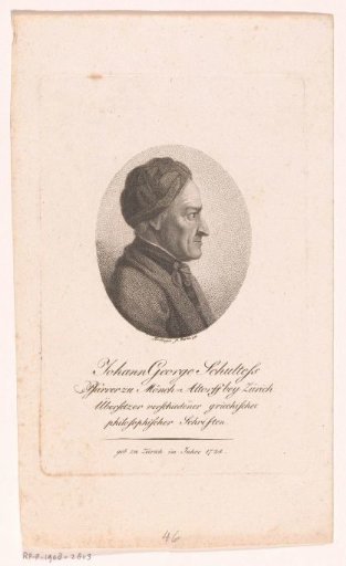 Portrait of Johann Georg Schulthess