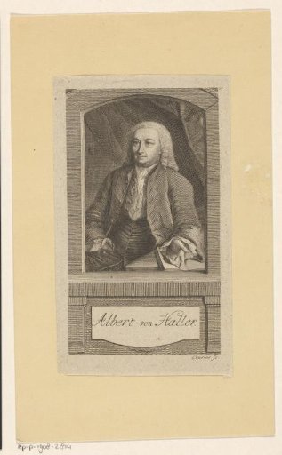 Portrait of Albrecht von Haller