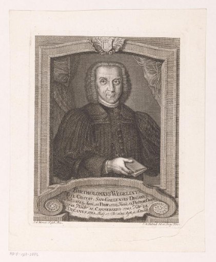Portrait of Bartholomäus Wegelin