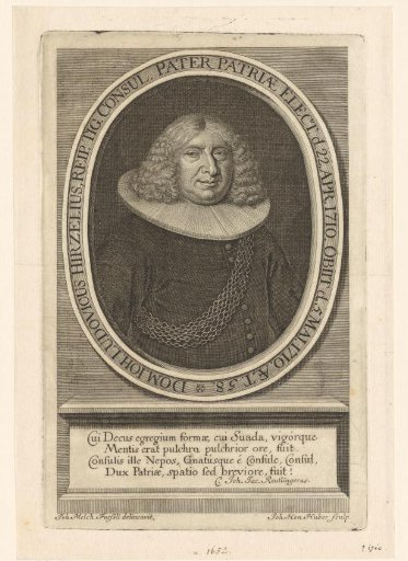 Portrait of Hans Ludwig Hirzel