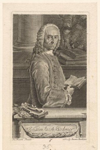 Portrait of Johann Jakob Bodmer