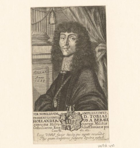 Portrait of Tobias Hollander von Berau at the Age of 47