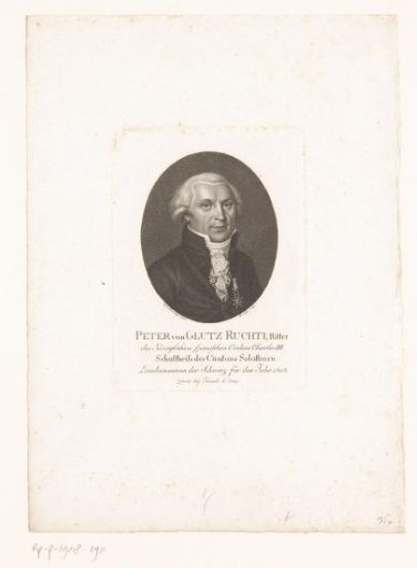 Portrait of Peter Josef Glutz