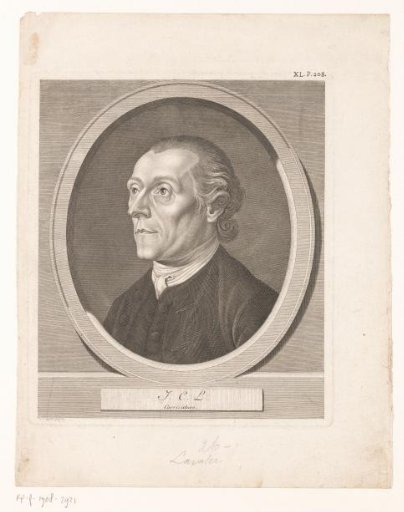 Portrait of Johann Kaspar Lavater