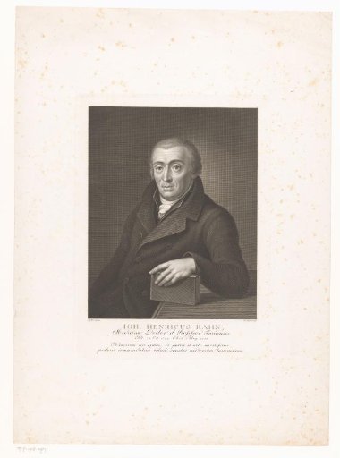Portrait of Johann Heinrich Rahn