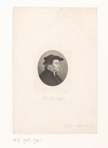 Portrait of Ulrich Zwingli