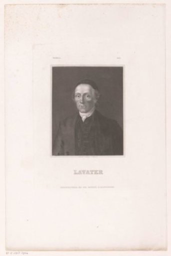 Portrait of Johann Kaspar Lavater