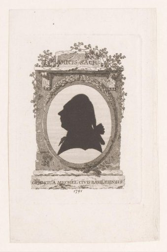 Self-portrait in silhouette