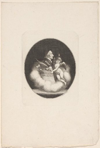 Bust of Johann Kaspar Lavater with a Putto