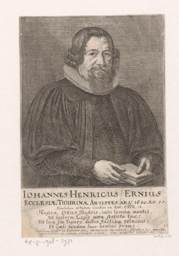 Portrait of Johann Heinrich Erni