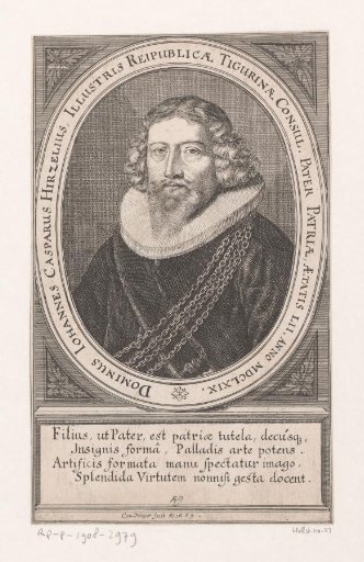 Portrait of Hans Caspar Hirzel