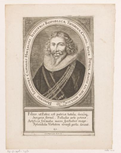 Portrait of Hans Caspar Hirzel