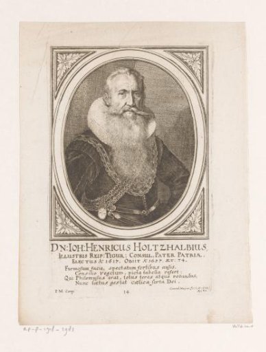 Portrait of Johann Heinrich Holtzhalb