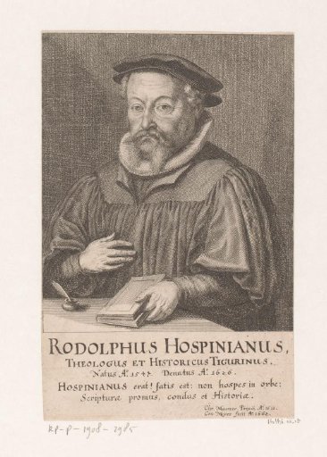 Portrait of Rodolphus Hospinianus