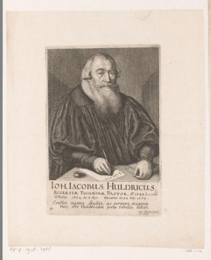 Portrait of Johann Jacob Ulrich