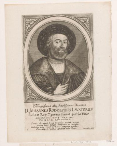 Portrait of Johann Rudolf Lavater