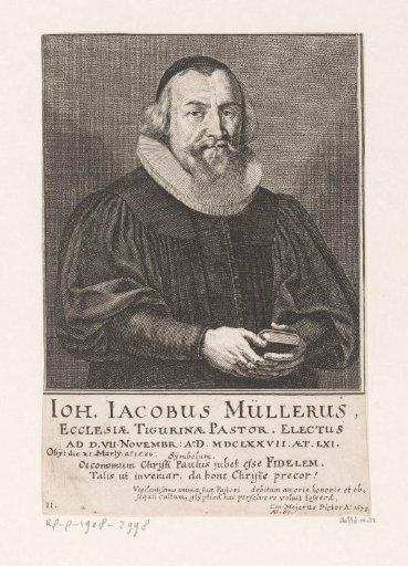 Portrait of Johann Jacob Müller