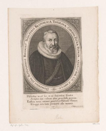 Portrait of Johann Rudolf Rahn (II)