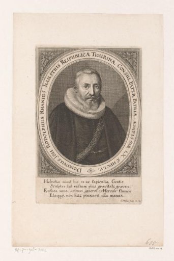 Portrait of Johann Rudolf Rahn (II)