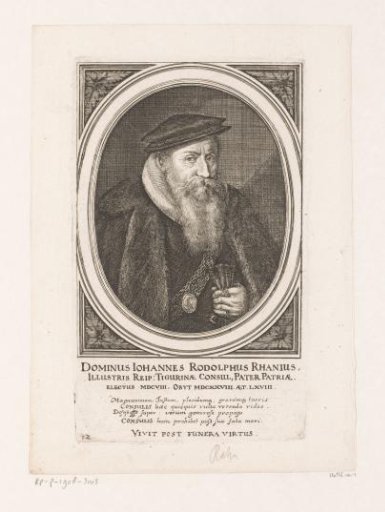 Portrait of Johann Rudolf Rahn (I)