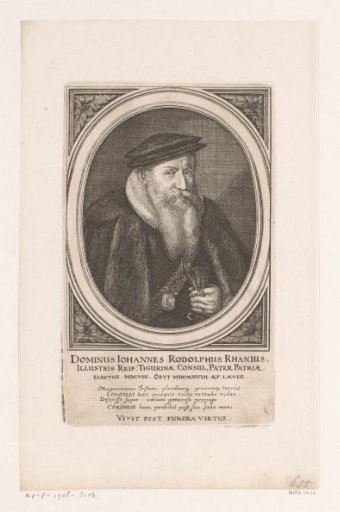 Portrait of Johann Rudolf Rahn (I)